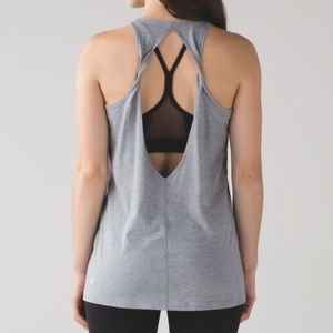 Lululemon Trapeze Twist Tank Silver 6